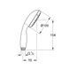 Ручной душ Grohe QuickFix Vitalio Go 100 26189000, Хром