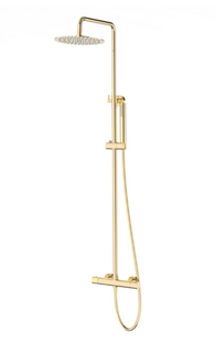 Душова система Corsan Lugo gold із термостатом CMN01TGL, Золотий