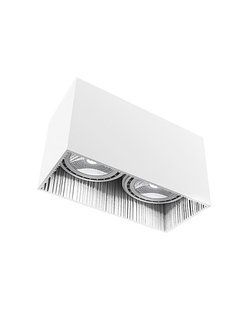 Точковий світильник Nowodvorski 9383 Groove GU10, ES111 2x75W IP20 Wh