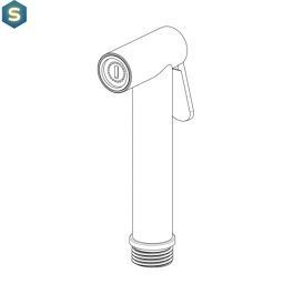 Гигиенический душ скрытого монтажа Paffoni new Bidet Kit с запорным смесителем black matt ZDUP128NO, Черный матовый