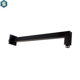 Душова система Paffoni Shower з термостатом та виливом 200x200 мм black matt KITLIQ519NO200, Черный матовый