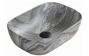 Умивальник Mexen Rita Grey Marble Matt MEX-21084593, Сірий матовий