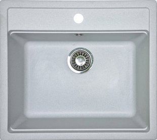 Кухонна мийка Adamant Step 565x500x190 світло-сірий 459223, Каппучино