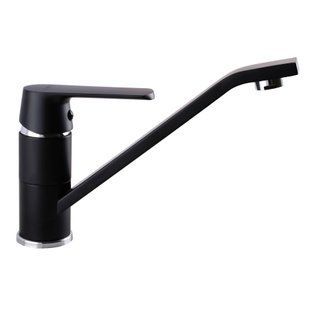 Смеситель для кухни Globus Lux Laguna GLA-0203Q-10-BB, Черный матовый