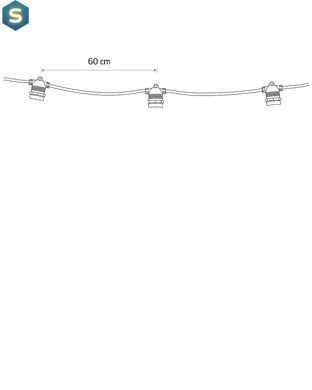 Гирлянда Nowodvorski 7872 Festoon lights E27 15x15W IP65 Bl