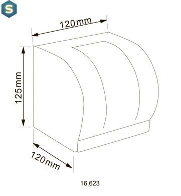 Диспенсер для туалетной бумаги Hotec 16.623 Stainless Steel, Хром