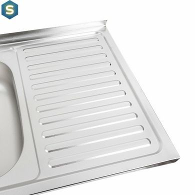 Кухонная мойка из нержавеющей стали Valeso декор 8050 L (0,7/160 мм), Decor