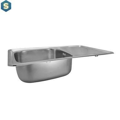 Кухонна мийка Kroner KRP Satin-7848 (0,8 мм) CV022789, Satin
