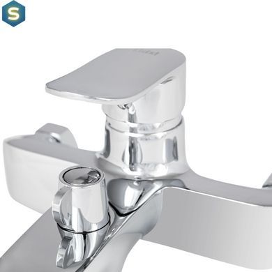 Змішувач для ванни Lidz Wieza 006 (з душовим гарнітуром) (k35) LDWIE006CRM45410 Chrome, Хром