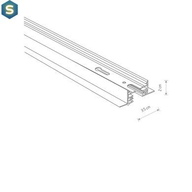 Шинопровод Nowodvorski 9012 Profile recessed trac IP20 Wh