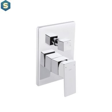Душова система прихованого монтажу Qtap Aquarius на два споживача QTAQA64103NGC Chrome, Хром