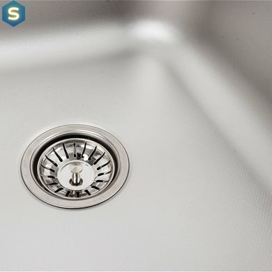 Кухонная мойка из нержавеющей стали Valeso декор 8050 L (0,7/160 мм), Decor