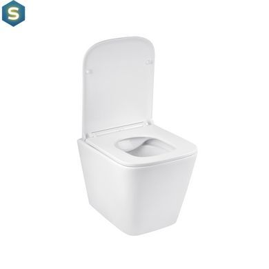 Комплект 4 в 1: Инсталляция GROHE Rapid SL 3 в 1 3884966Q + Унитаз безободочный Kroner Eifel WHI523629 RIMLESS с сиденьем Slim Duroplast / Soft-close / Quick relase KE523629WHIR (38849