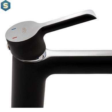 Змішувач для раковини Qtap Grand BCR 001F, Черный матовый