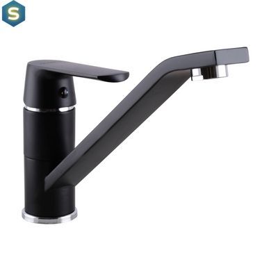 Смеситель для кухни Globus Lux Laguna GLA-0203Q-10-BB, Черный матовый