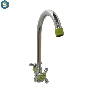 Змішувач для кухні Domino DK-H1-2N-Green, Хром