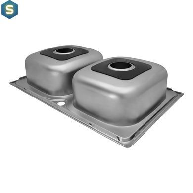 Кухонна мийка Kroner KRP Satin-5080Z (0,8 мм) CV025445, Satin