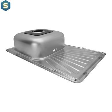 Кухонна мийка Kroner KRP Satin-7848 (0,8 мм) CV022789, Satin