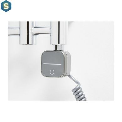Электрический тен HeatQ NEX 300 Вт Bluetooth с кабелем цвет серебро (N300.S.SC), Хром матовый