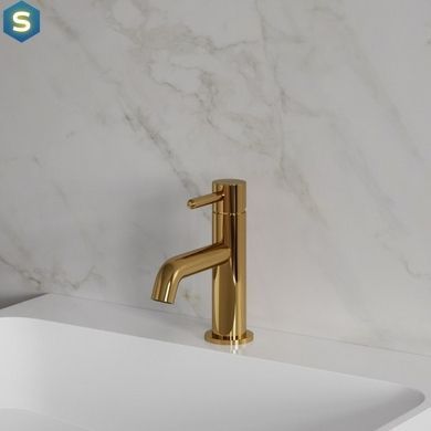 Змішувач для умивальника Omnires Y gold Y1210NGL, Золотий
