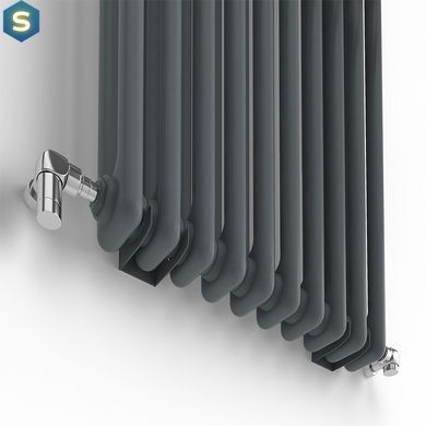 Радіатор з полицями Ideale Zeta 12 10/1800/460 антрацит, Антрацит