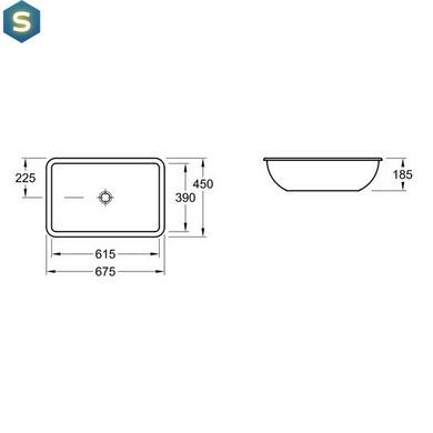 Умывальник Villeroy&Boch Loop&Friends 61.5x39 61632001, Белый