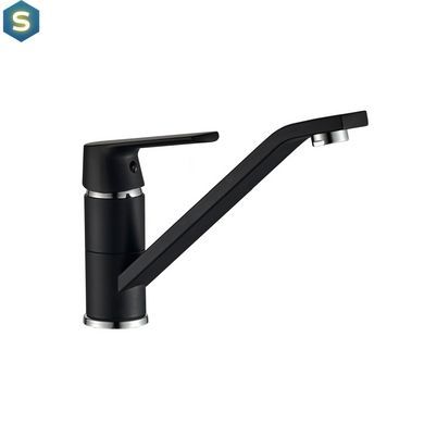 Смеситель для кухни Globus Lux Laguna GLA-0203Q-10-BB, Черный матовый