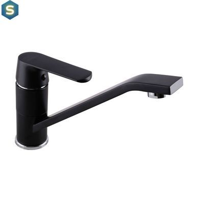 Смеситель для кухни Globus Lux Laguna GLA-0203Q-10-BB, Черный матовый