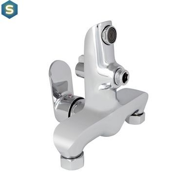 Змішувач для ванни Lidz Wieza 006 (з душовим гарнітуром) (k35) LDWIE006CRM45410 Chrome, Хром