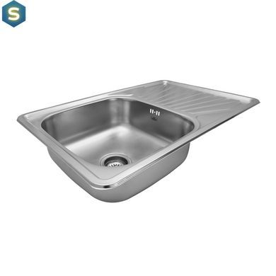 Кухонна мийка Kroner KRP Satin-7848 (0,8 мм) CV022789, Satin