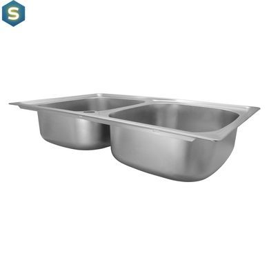 Кухонна мийка Kroner KRP Satin-5080Z (0,8 мм) CV025445, Satin