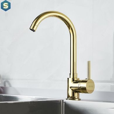 Смеситель для кухни Rea Talisa gold золото REA-B1020, Золотой