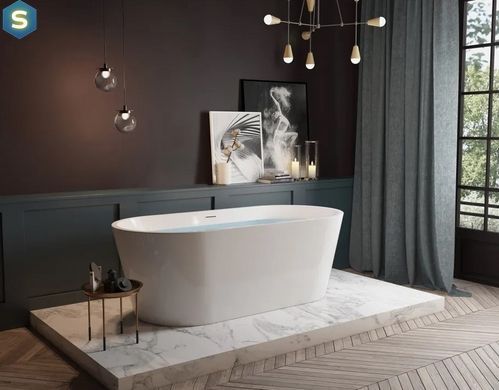 Ванна акрилова окремостояча Rea Milano 150x70 white REA-W2000, Білий
