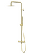 Душевая система Corsan Lugo gold с термостатом CMN01TGL, Золотой