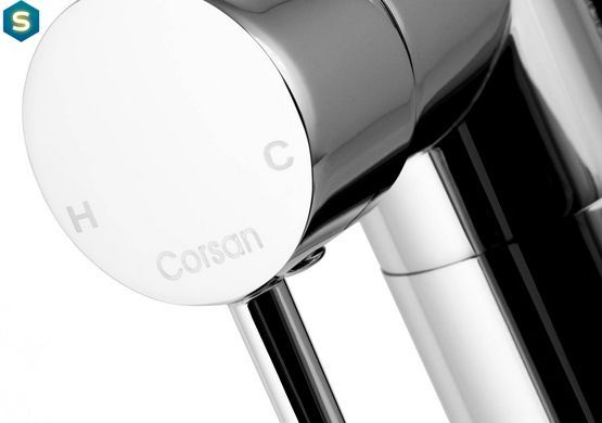 Змішувач для ванни Corsan Lugo хром підлоговий CMM35CH, Хром