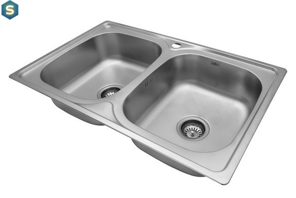 Кухонна мийка Kroner KRP Satin-5080Z (0,8 мм) CV025445, Satin