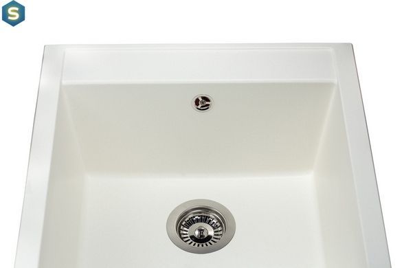 Кухонна мийка гранітна Miraggio Bodrum 510 white 508x495x227 00206402, Білий