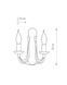 Бра Nowodvorski 203 Ares E14 2x60W IP20 Brown