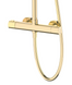 Душевая система Corsan Lugo gold с термостатом CMN01TGL, Золотой
