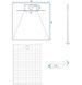 Душовий піддон Rea Bazalt 90x90 carrara white REA-K7002, Мармур