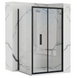 Душова кабіна Rea Rapid Fold 90x100 black REA-K6422 + REA-K6420, Черный матовый, Універсальна, прозорий, чорний матовий