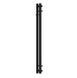 Полотенцесушитель водяной Terma Rolo Hanger 1200x95 Ral 9005 matt WGROW120009K9M5SX, Черный матовый