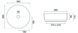Умывальник Rea Sami brushed silver white накладной REA-U3304, Хром