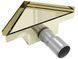 Трап для душу Mexen Flat 20x20 gold кутовий MEX-1510320
