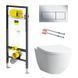 Комплект инсталляция Viega Prevista Dry 771973 + унитаз Laufen Pro Rimless H8619570000001 с сидением Soft Close, Белый