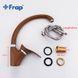 F4101-14 (F41) Змішувач для кухні U гайка &Oslash;40 коричневий Frap 1/10, Цемент матовий