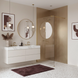 Душова стінка Rea Flexi Walk-In 90x195 transparent brushed gold KPL-K99266, прозорий, золотий