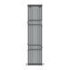 Радіатор з полицями Ideale Zeta 12 10/1800/460 антрацит, Антрацит