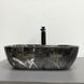Умывальник VBI Ravenna black opal glossy накладний VBI-011225, Чорний/золото