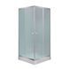Душевая кабина Lidz Wawel SC80x80.SAT.LOW.FR квадратная, стекло Frost 4 мм + Lidz Душевой поддон Kapielka ST80x80x14, Хром матовый, Универсальная, матовый